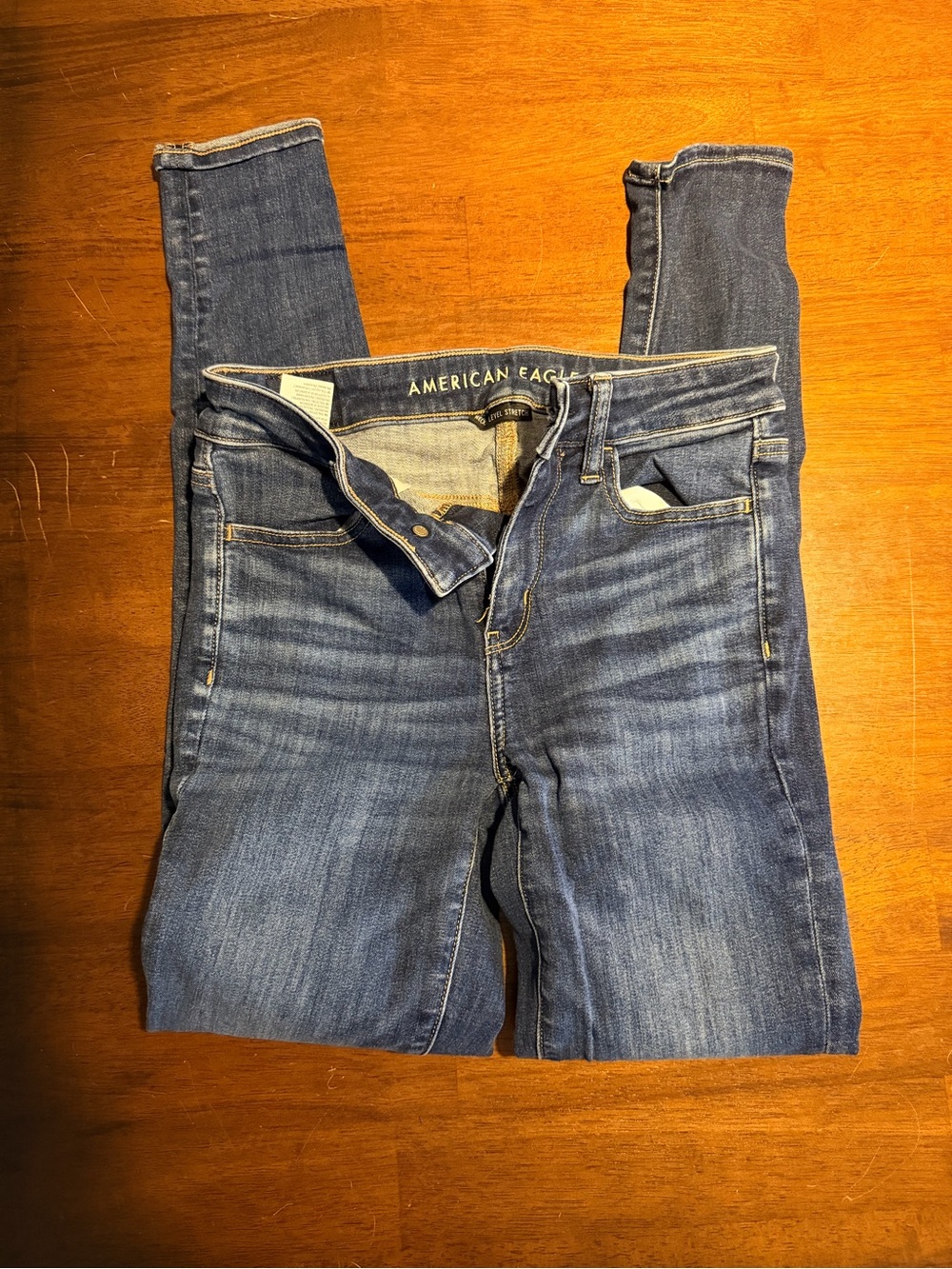 American Eagle Outfitters Dark Blue Skinny Jeans
